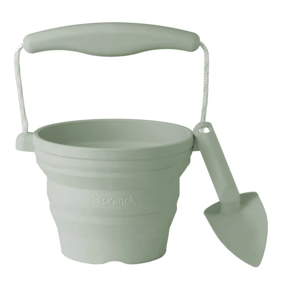 Online Scrunch Sandspielzeug Eimer & Schaufel Sage Green