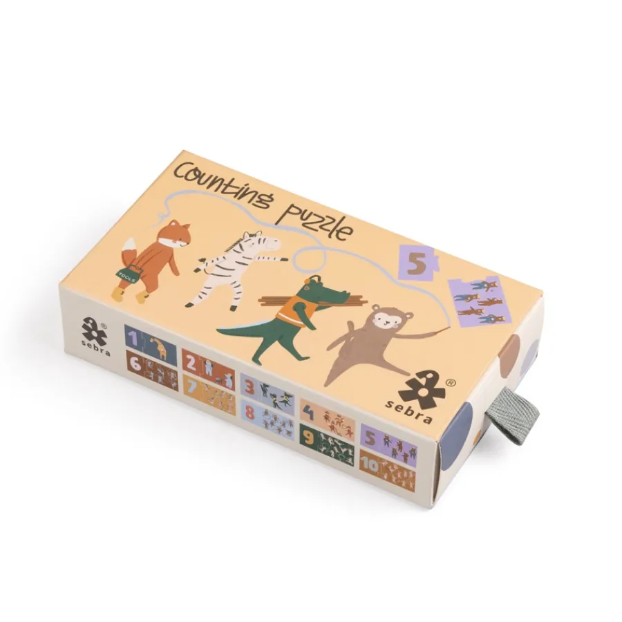 Best Sebra Puzzle mit Zahlen 1-10 Toes/Builders