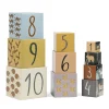 New Sebra Stapel-Blu00f6cke 10 Stk. Nightfall