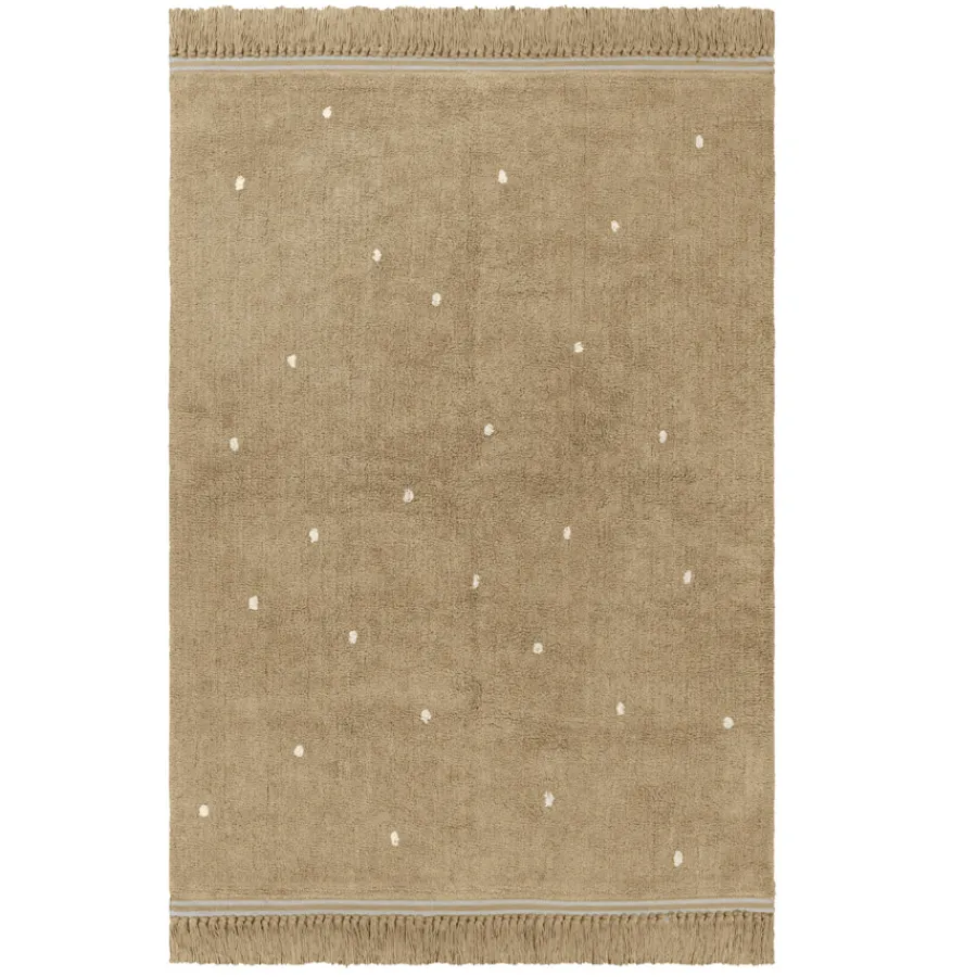Outlet Tapis Petit Teppich Emily dot warm Beige 170x120