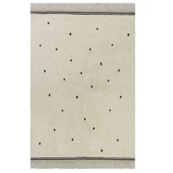 Discount Tapis Petit Teppich Emily dot Cream 170x120