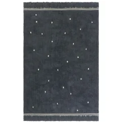 Clearance Tapis Petit Teppich Emily dot antracite 170x120