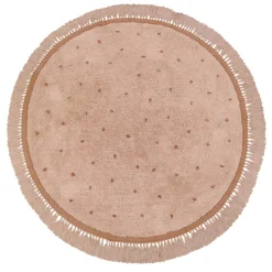 Best Tapis Petit Teppich Juul dot Pink 130x130