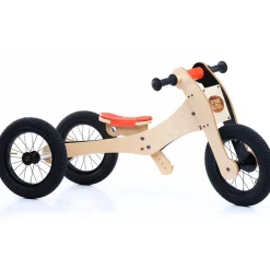 Hot Trybike Dreirad / Laufrad Wood Orange 4 in 1