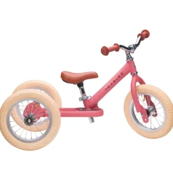 Hot Trybike Dreirad / Laufrad Steel Vintage Pink matt 2 in 1