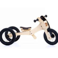 Clearance Trybike Dreirad / Laufrad Wood Brown 4 in 1