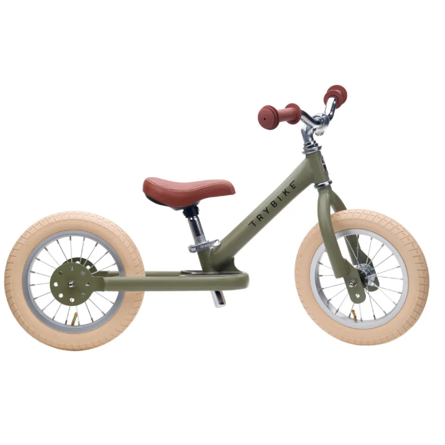 Sale Trybike Laufrad Steel Vintage Green matt
