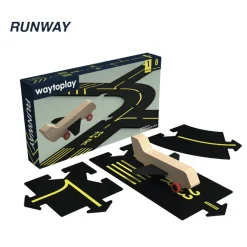 Outlet waytoplay Flexible Landebahn Runway Geschenkset 9-teilig