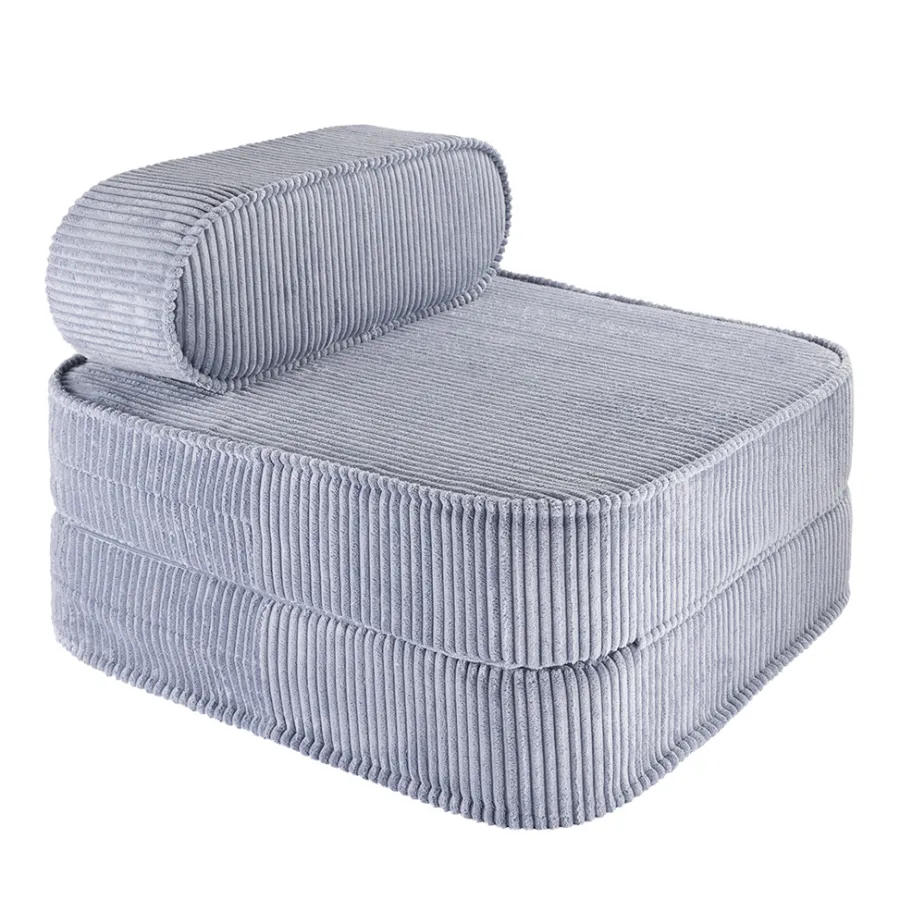 Sale Wigiwama Kindersessel ausklappbar Blueberry Blue Flip Chair Cord