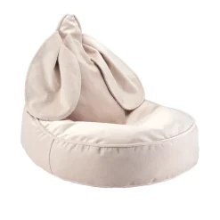 Discount Wigiwama Kindersitzsack Dusty Beige Bunny Samt