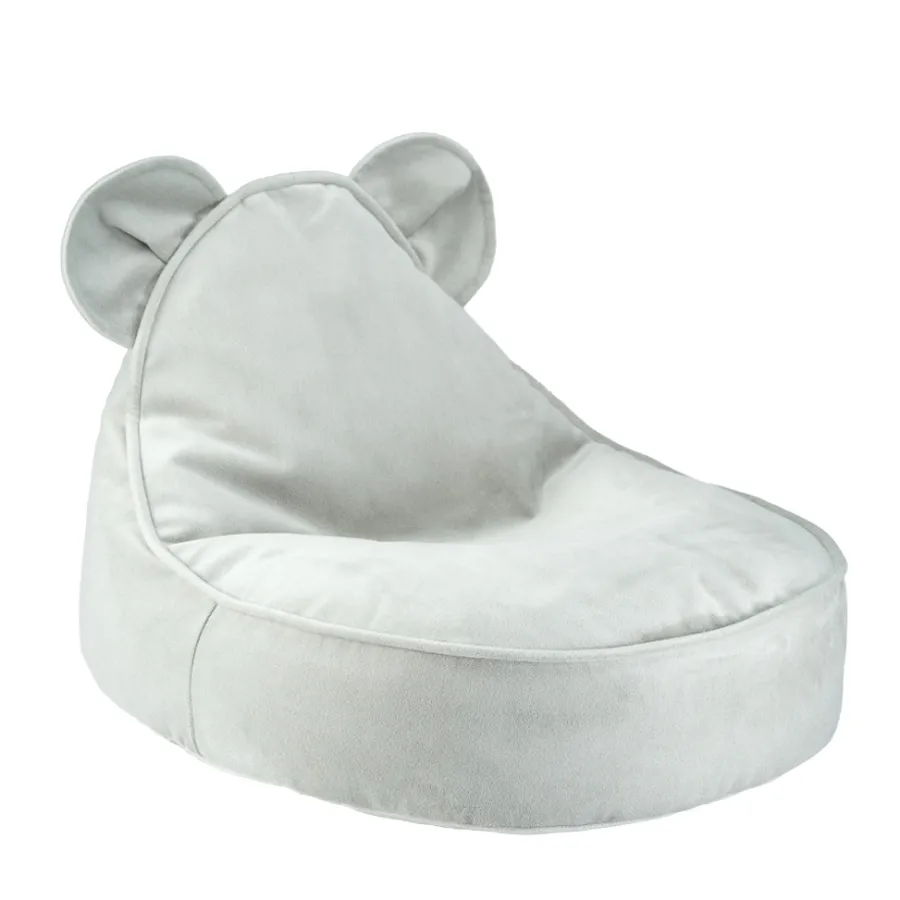 Online Wigiwama Kindersitzsack Misty Green Bear Samt