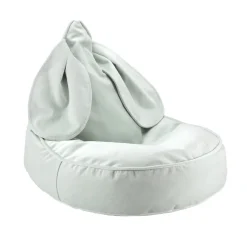 New Wigiwama Kindersitzsack Misty Green Bunny Samt