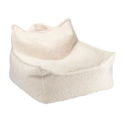 Discount Wigiwama Kindersitzsack/Kindersessel Cream White Teddy