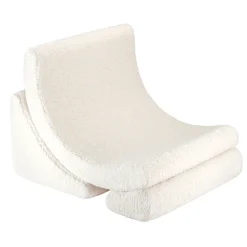 New Wigiwama modularer Kindersessel Cream White Moon Chair Teddy