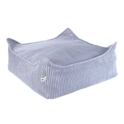 Online Wigiwama Pouf Ottoman Blueberry Blue Square Cord