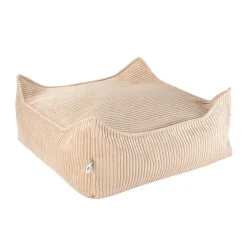 Clearance Wigiwama Pouf Ottoman Brown Sugar Square Cord