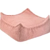 Outlet Wigiwama Pouf Ottoman Guava Pink Square Teddy