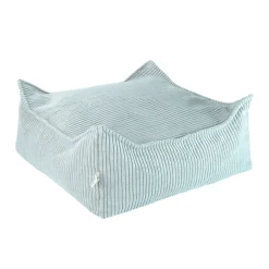 Best Wigiwama Pouf Ottoman Peppermint Green Square Cord