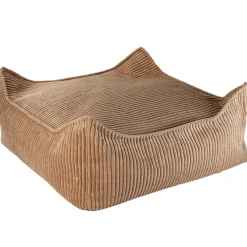 Hot Wigiwama Pouf Ottoman Toffee Square Cord